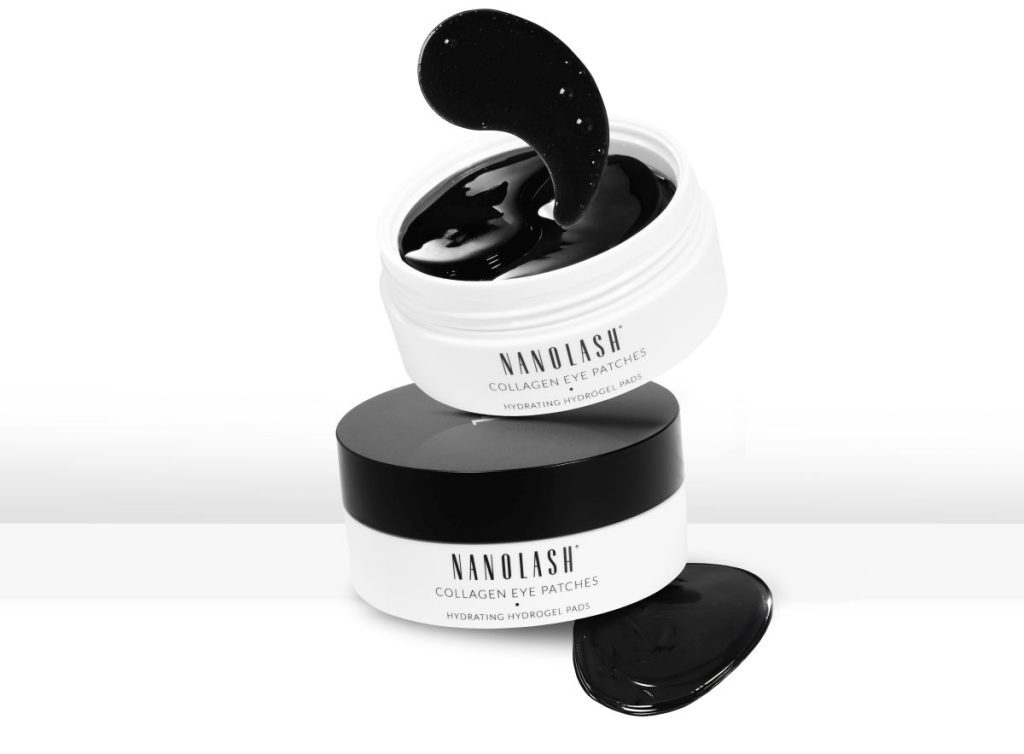 hydrogel øyepads med kollagen nanolash